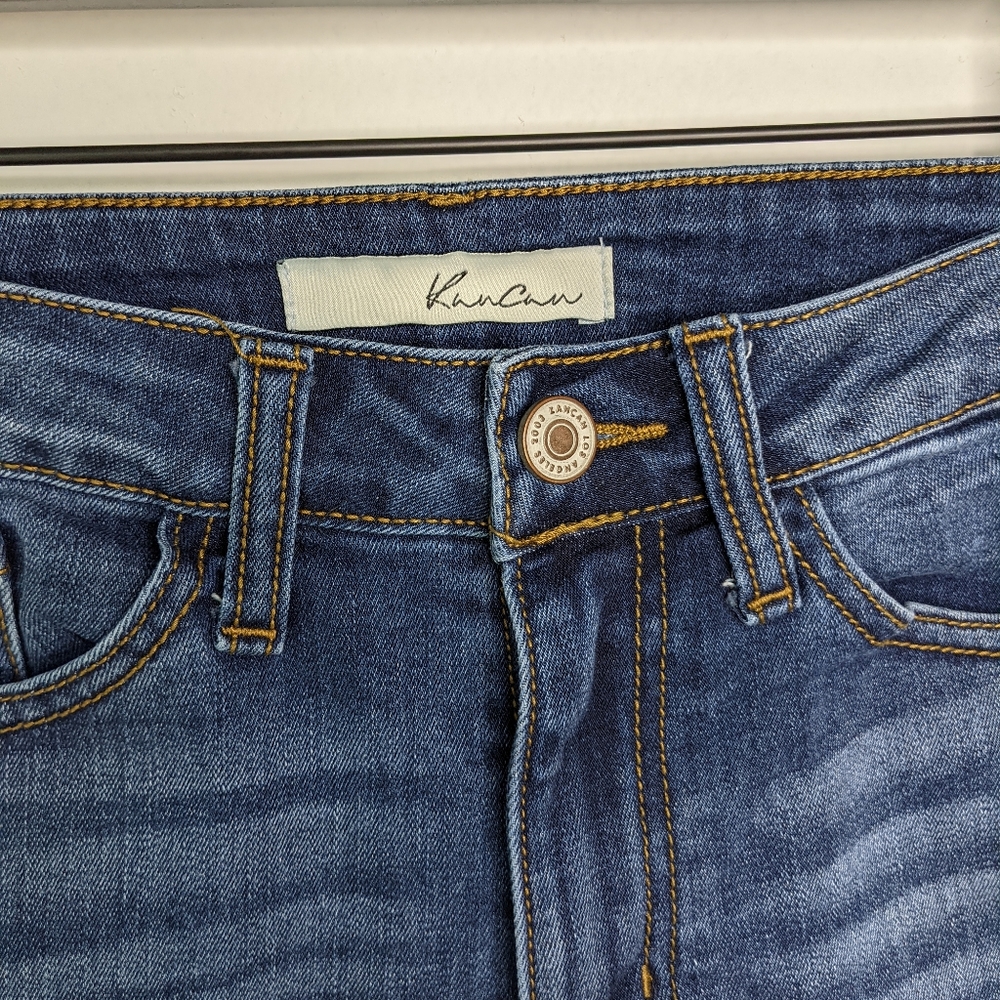 KanCan Mid Rise Medium Wash Skinny Jeans 26 EUC - Picture 6 of 8
